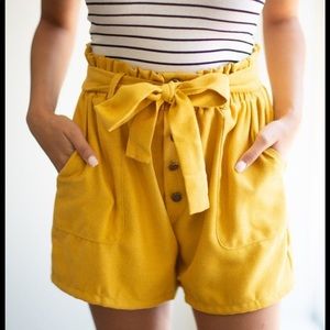 Yellow shorts!